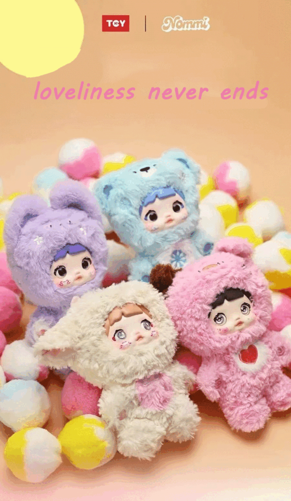 Nommi Blind Box,Nommi Loveliness Never Ends Series Plush Blind Boxplush Toys, Kawaii Plush, Cute Collectible Birthday Gift for Girls - Image 4