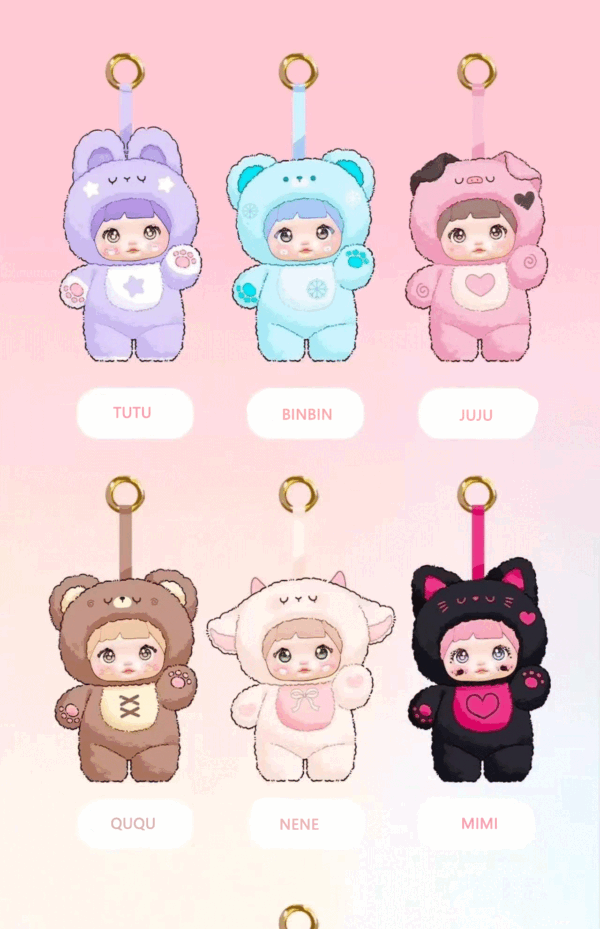Nommi Blind Box,Nommi Loveliness Never Ends Series Plush Blind Boxplush Toys, Kawaii Plush, Cute Collectible Birthday Gift for Girls - Image 5