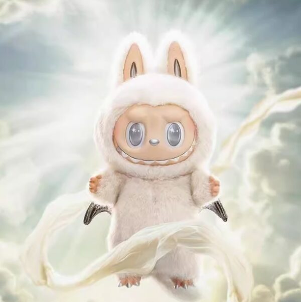 POP MART LABUBU The Monsters Angel in Clouds Series-Vinyl Plush Doll Pendant Action Figure(An archangel for a little angel)